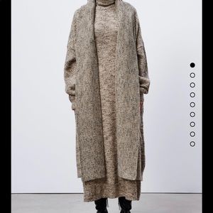 Zara open knit cardigan